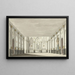 Project for a theater decor of an interior of a church - Pieter Barbiers — framed artwork on a wall