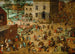 Juegos infantiles - Pieter Bruegel el Viejo — vista de la obra