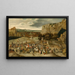 Calvario - Pieter Brueghel el Joven — cuadro enmarcado en la pared