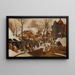 L'Adoration des mages - Pieter Brueghel le Jeune — framed artwork on a wall
