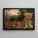 The Carrying of the Cross - Pieter Brueghel the Younger — framed artwork on a wall