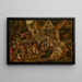 Las Siete Obras de Misericordia - Pieter Brueghel el Joven — cuadro enmarcado en la pared