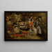 Visite a los campesinos - Pieter Brueghel el Joven — cuadro enmarcado en la pared