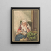 Su madre leyendo la Biblia - Pieter Christoffel Wonder — cuadro enmarcado en la pared