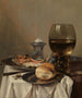 Naturaleza muerta con sal - Pieter Claesz — vista de la obra