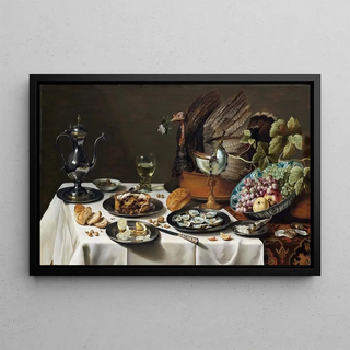 Pieter Claesz - Still Life with a Turkey Pie.webp