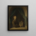 Portrait of a painter - Pieter Cornelisz van Egmondt — framed artwork on a wall