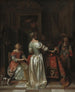 La Salutation - Pieter de Hooch — artwork view