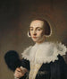 Retrato de una mujer - Pieter Dubordieu — vista de la obra