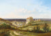 Vista del castillo de Haunsheim en el distrito de Dillingen en el Danubio - Pieter Franciscus Peters — vista de la obra