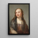 Retrato de una joven mujer - Pieter Fransz de Grebber — cuadro enmarcado en la pared
