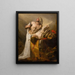 El Sacrificio de Isaac - Pieter Fransz de Grebber — cuadro enmarcado en la pared
