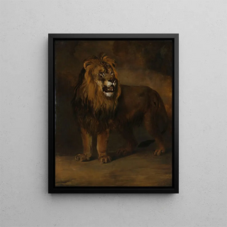 Pieter Gerardus van Os - A Lion from the Menagerie of King Louis Napoleon 1808.webp