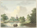 La puerta de Hogerwoerd en Leiden visto desde el canal - Pieter Gerardus van Os — vista de la obra