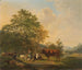 Paisaje ondulado con un pastor y ganado - Pieter Gerardus van Os — vista de la obra
