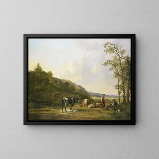 Pieter Gerardus van Os - Landscape with Herdsmen and Cattle.webp