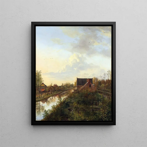 Pieter Gerardus van Os - The Canal at sGraveland.webp