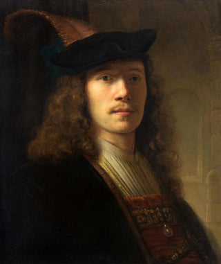 Pieter Hermansz Verelst - Portrait of a Man in a Feathered Bonnet.webp