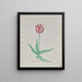 Study of a Tulip Perregoen Machieu - Pieter Holsteyn II — framed artwork on a wall