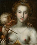 Venus y Cupido - Pieter Isaacsz — vista de la obra
