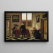 Escena de interior - Pieter Janssens Elinga — cuadro enmarcado en la pared