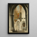 Interior de la iglesia de San Bavón en Haarlem - Pieter Jansz Saenredam — cuadro enmarcado en la pared