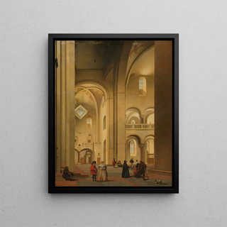 Pieter Jansz Saenredam - The Transept of the Mariakerk in Utrecht seen from the Northeast.webp