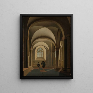 Pieter Jansz Saenredam - The westernmost bays of the south aisle of the Mariakerk in Utrecht.webp
