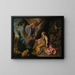 Hagar y el ángel - Pieter Lastman — cuadro enmarcado en la pared