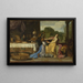 Haman implorando la clemencia de Esther Esther 767 - Pieter Lastman — cuadro enmarcado en la pared