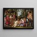 San Juan Bautista predicando - Pieter Lastman — cuadro enmarcado en la pared