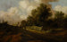 Paisaje con dos figuras y un perro - Pieter Molyn — vista de la obra