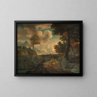 Pieter Mulier the Elder - An Italianate landscape with herdsmen.webp