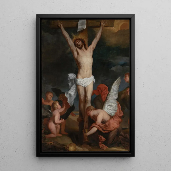 Cristo en la cruz - Pieter Pauwel Thijs — cuadro enmarcado en la pared