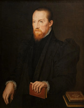 Pieter Pourbus - Bearded redheaded Man seated.webp