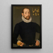 Olivier Nieulant - Pieter Pourbus — framed artwork on a wall