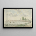 Vista de Kampen desde el lado del río - Pieter Remmers — cuadro enmarcado en la pared