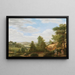 Vista del Valle de Montmorency cerca de Saint-Leu-la-Forêt - Pieter Rudolph Kleijn — cuadro enmarcado en la pared