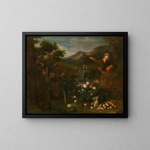 El Nido de los Pájaros - Pieter Snyers — cuadro enmarcado en la pared