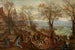 Feria de campaña - Pieter Stevens II — vista de la obra