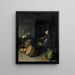 The Young Cook - Pieter van den Bosch — framed artwork on a wall