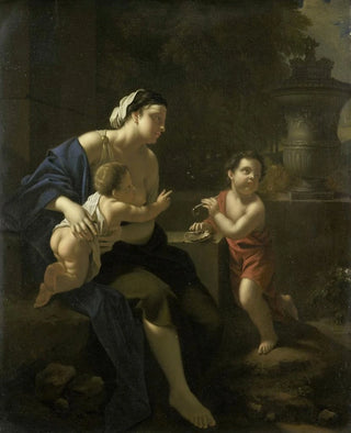 Pieter Van Der Werff - Blowing Bubbles.webp
