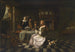interior burgués con cuatro personas - Círculo de Pieter de Hooch — vista de la obra