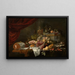 Naturaleza muerta - Pieter de Ring — cuadro enmarcado en la pared