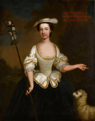 Pieter van Bleeck - Portrait of Mary Bartholomew as a shepherdess.webp
