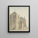 Iglesia de San Pedro de Utrecht - Pieter van Oort Hzn — cuadro enmarcado en la pared