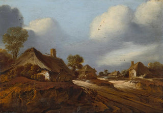 Pieter van Santvoort - VIEW OF A DUTCH VILLAGE.webp