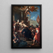 La cesación del cisma de Anacleto - Pietro Antonio de Pietri — cuadro enmarcado en la pared