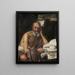 Sócrates - Pietro Bellotti — cuadro enmarcado en la pared