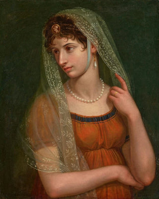 Pietro Benvenuti - Portrait of the artists wife.webp